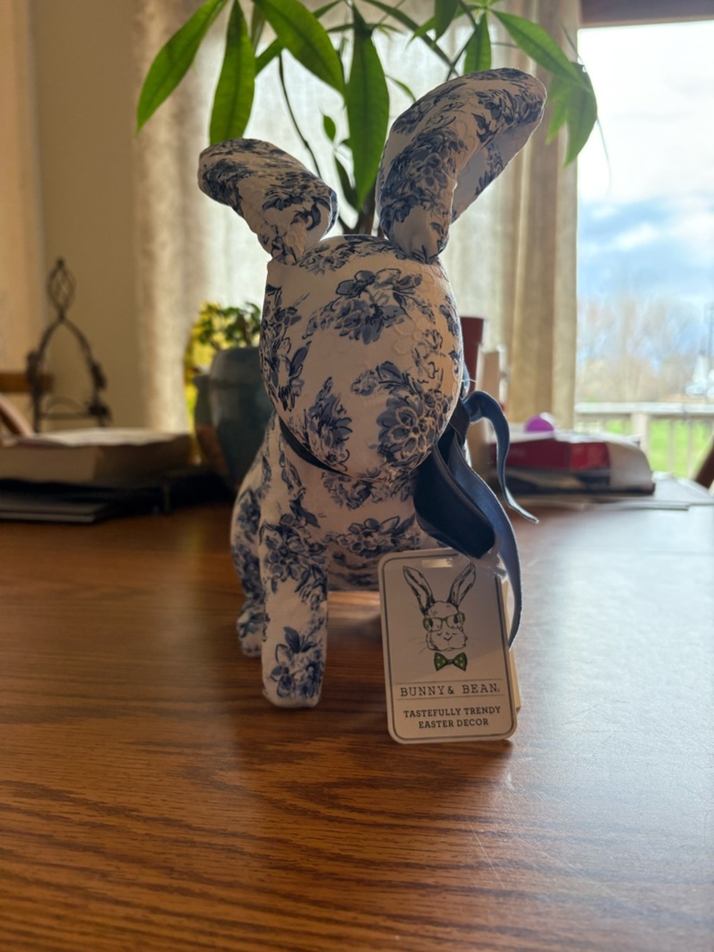 New Floral Fabric Bunny